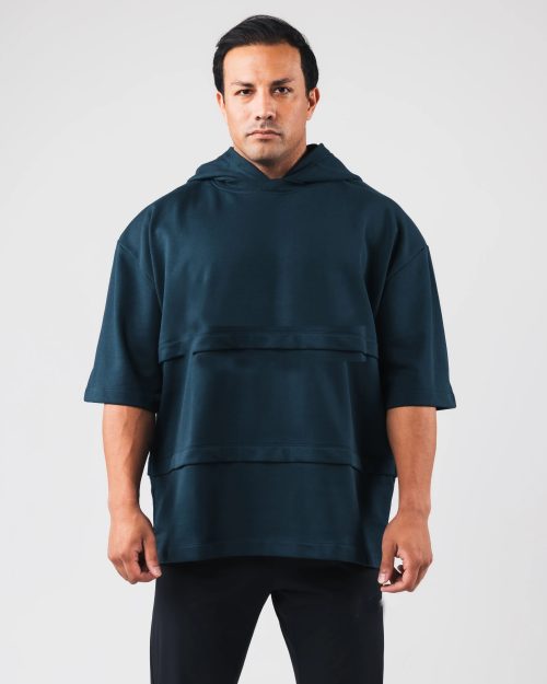 Pullover Box fit Layered Hoodie