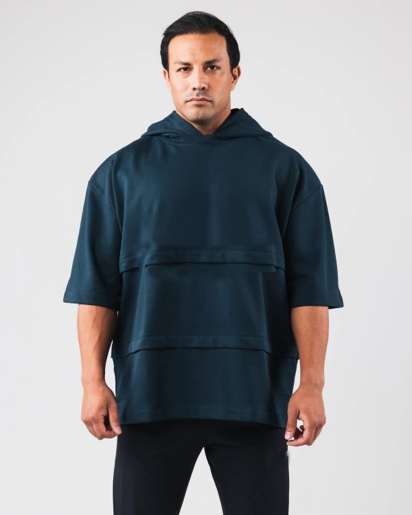 Pullover Box fit Layered Hoodie