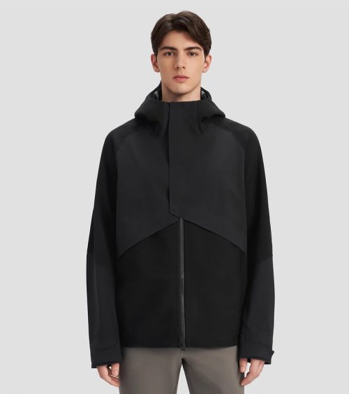 Men's Urban Commuting Windproof Water-Repellent Breathable Jacket for Winter