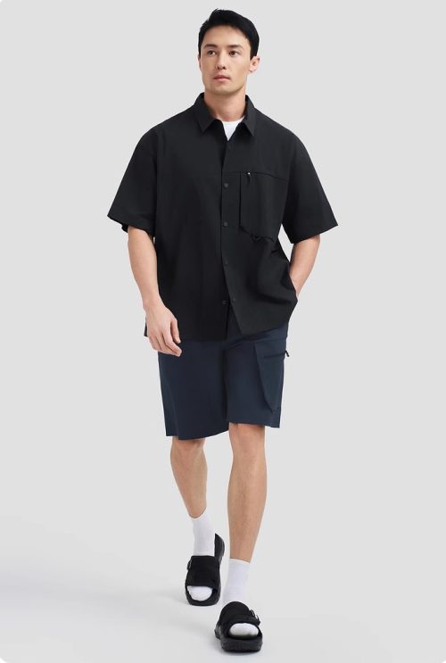 New Summer Men's Woven Shorts for Urban Cycling – Stylish, Functional & Designed for City Rides