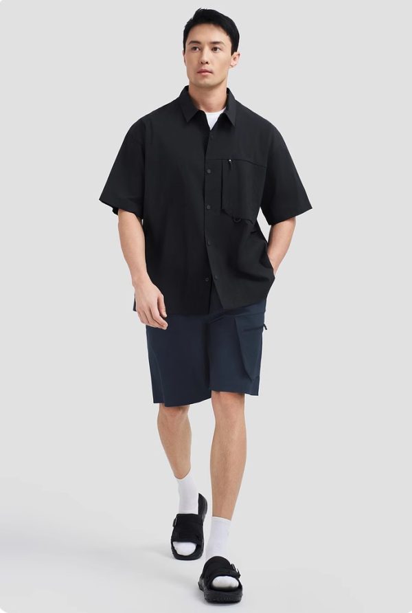 New Summer Men's Woven Shorts for Urban Cycling – Stylish, Functional & Designed for City Rides