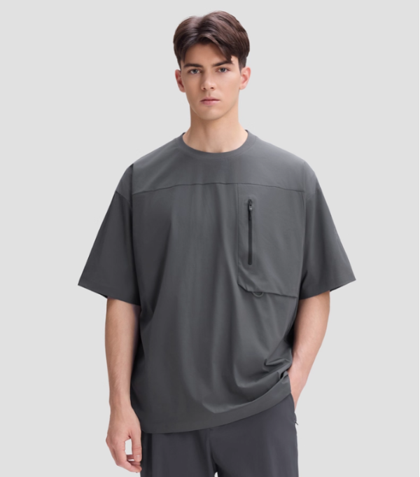 Seamless T-Shirt Technology Compression Tee Quick-Dry Workout Shirt Gym Running Athletic Top