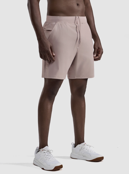 Men's Workout Quick-Dry Shorts 4-Way Stretch Fabric with Elastic Waist and Secure Pockets for Outdoor Training