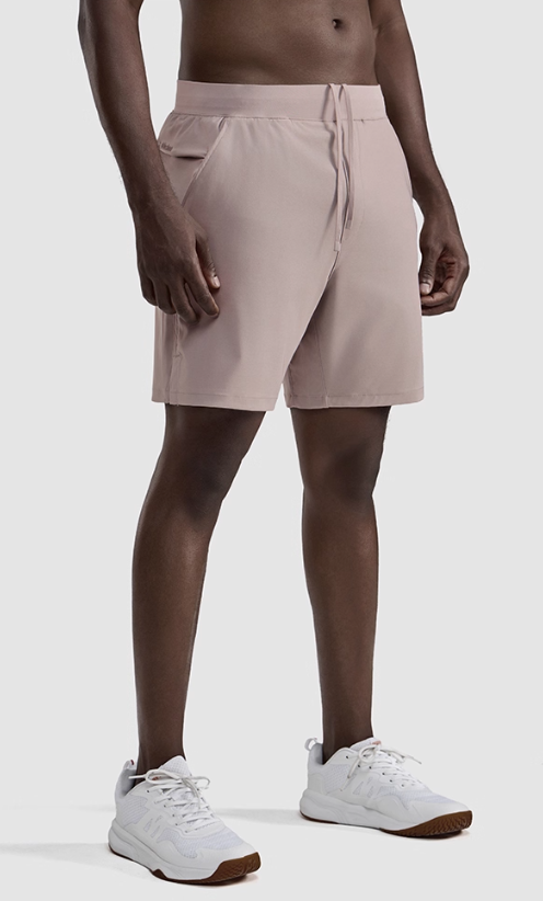 Men's Workout Quick-Dry Shorts 4-Way Stretch Fabric with Elastic Waist and Secure Pockets for Outdoor Training