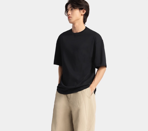 Men's T-Shirt Athleisure Wear Comfort Fit Stylish Casual Gym Workout Tee Modern Street Style