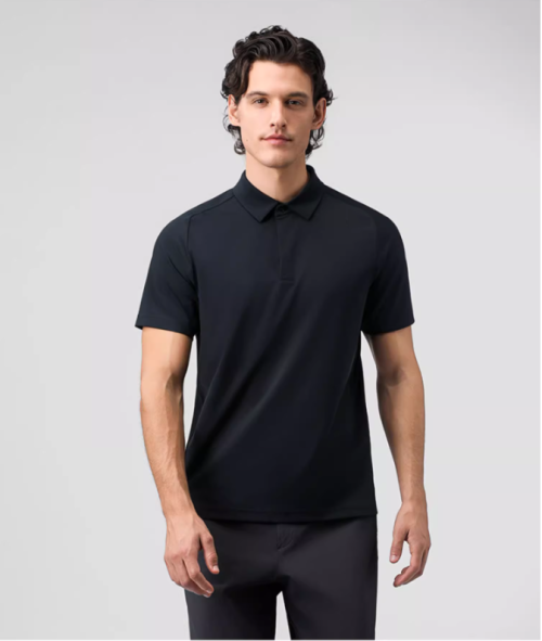 Performance UV Protection Breathable Men's Moisture-Wicking Golf Polo Shirts for Golf Tennis and Casual Wear