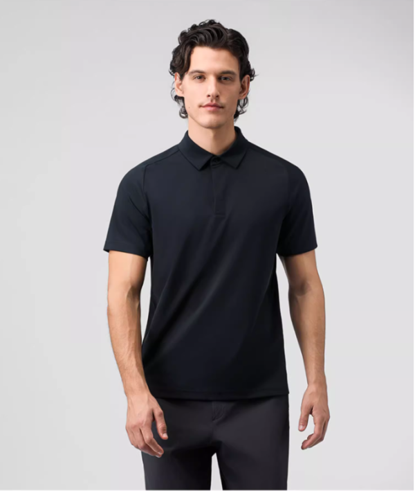 Performance UV Protection Breathable Men's Moisture-Wicking Golf Polo Shirts for Golf Tennis and Casual Wear