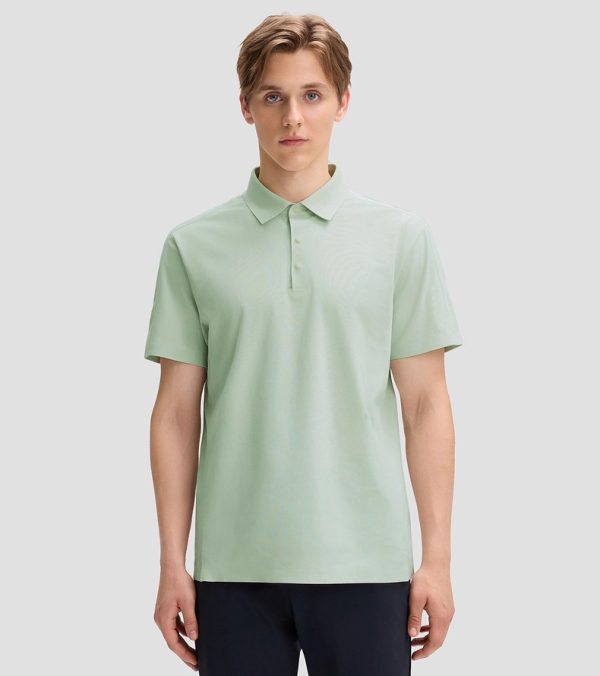 Exquisite Breathable Stretch Material Seamless Polo Shirt  For Business and Casual in All Sizes