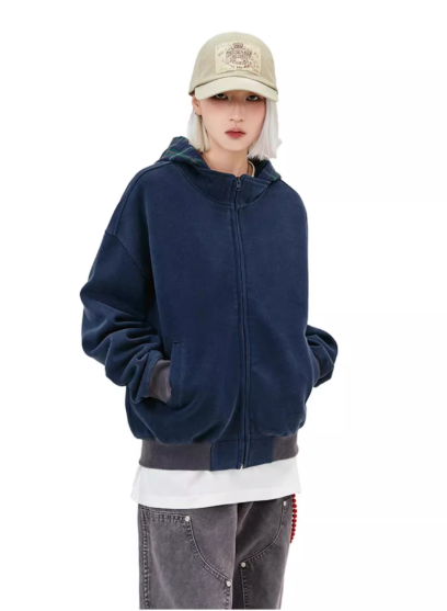 Premium Cotton Blend Hoodie Factory Customizable Pullover and Zip-Up Hoodies for Brands Teams with Logo Embroidery and Screen Printing