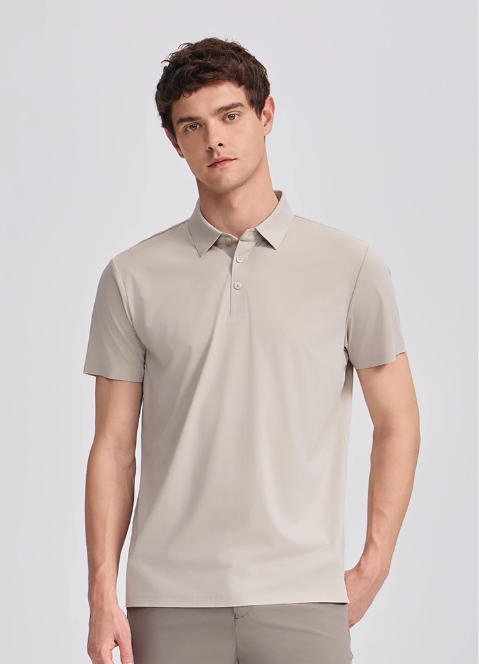 Comfort Fit Seamless Polo Shirts Ultra-Soft Breathable Moisture Wicking and Stretchable Fabric