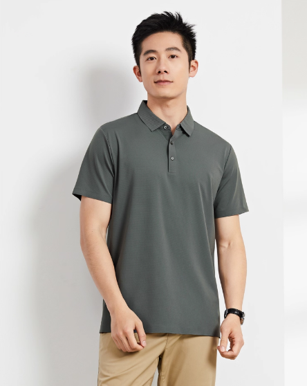 Ultra-Soft Breathable Quick Dry Seamless T-Shirts Workout Polo Shirts for Gym Running Golf