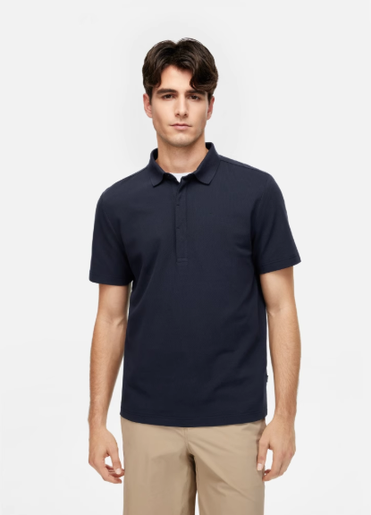 Quick-Dry Seamless Tshirts Polo for Men UV Protection for Outdoor Activities Slim Fit