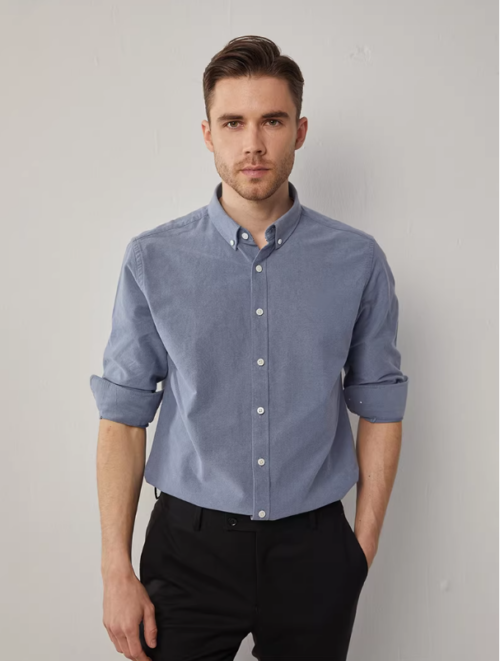 Premium Men's Seamless POLO Shirt Long Sleeve