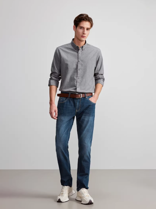 Men's Premium Pima Cotton Long Sleeve POLO