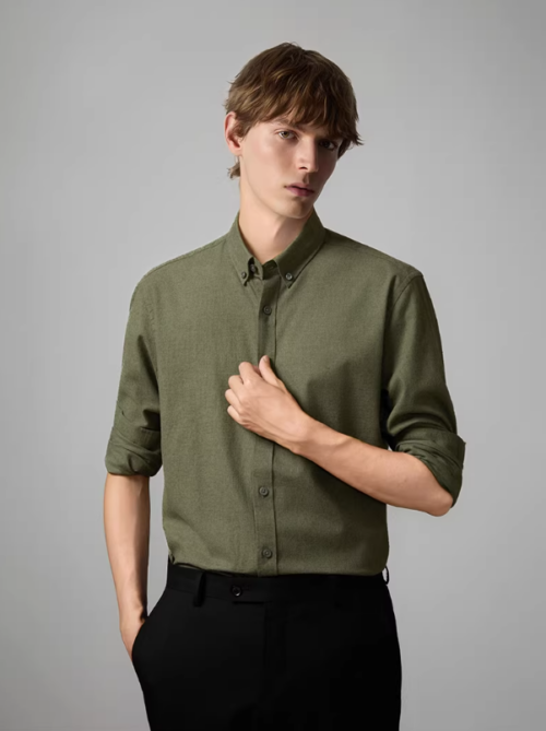 Men's Long Sleeve Polo Shirts Classic Fit