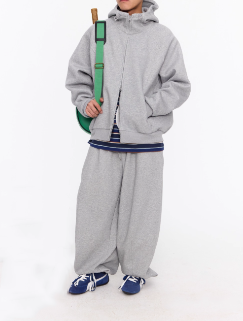 Men's Premium Pima Cotton Hoodie with Dual Zipper