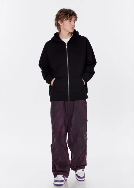 Felpa con cappuccio personalizzata Stampa diretta in fabbrica Il tuo design Eco Fleece Heavyweight Oversize Streetwear