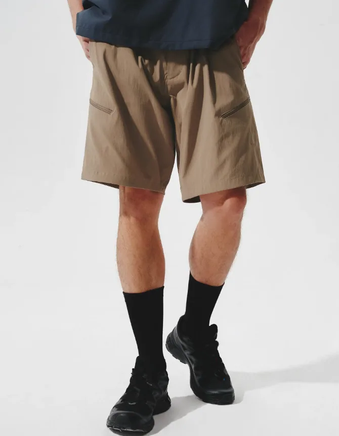 Pantaloncini da allenamento atletici leggeri e traspiranti da uomo con tasche