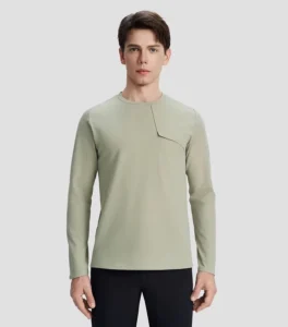 New Spring Men's Long-Sleeved Knitted Shirts Urban Commuting