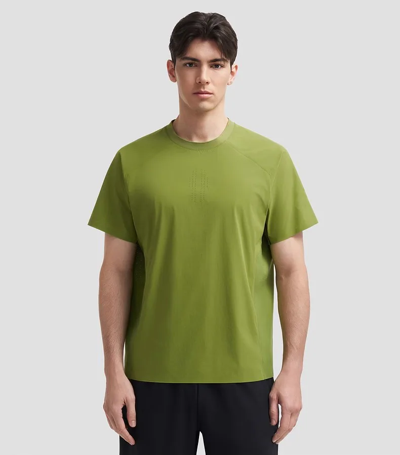 T-shirt d'entraînement à manches courtes à refroidissement rapide Performance pour hommes de la série RAINING