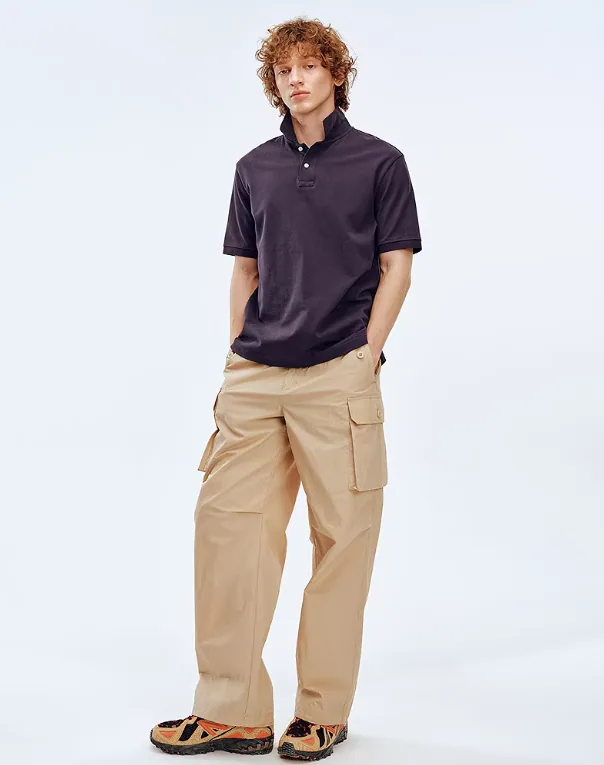 Polo de algodón Pima Premium para hombre, corte ajustado