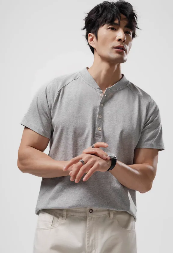 Мужская хлопковая футболка Pima Athleisure, впитывающая влагу