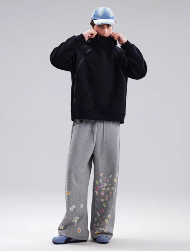 Sweat à capuche personnalisé, pulls surdimensionnés à la mode pour les marques de streetwear et les événements, vente en gros en vrac