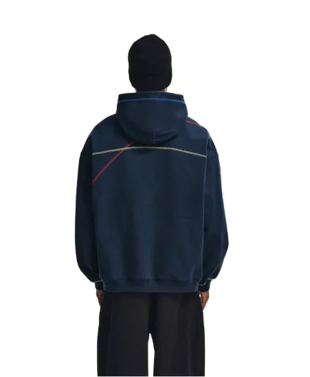 Felpa con cappuccio Factory Progetta la tua felpa con cappuccio con cappuccio Streetwear personalizzato ultra morbido con opzioni di stampa e ricamo