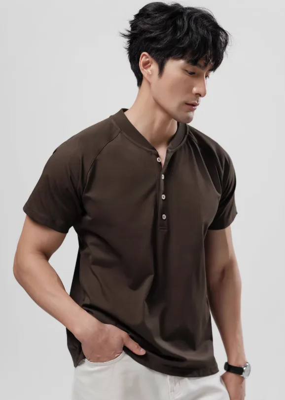 T-shirt de luxe en coton Pima doux pour hommes