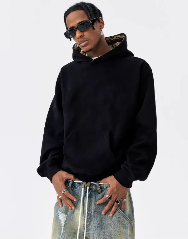 Sweat à capuche en coton Pima Premium pour hommes, ultra doux