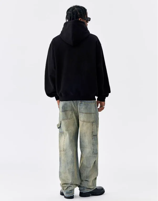 Sweat à capuche en coton Pima Premium pour hommes, ultra doux