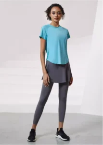 Fashionable Casual Wear Women's Breathable Athleisure T-shirt Designs for Gym Yoga Running