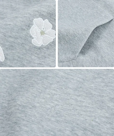 Fábrica de sudadera con capucha de algodón de primera calidad para mujer, varios estilos