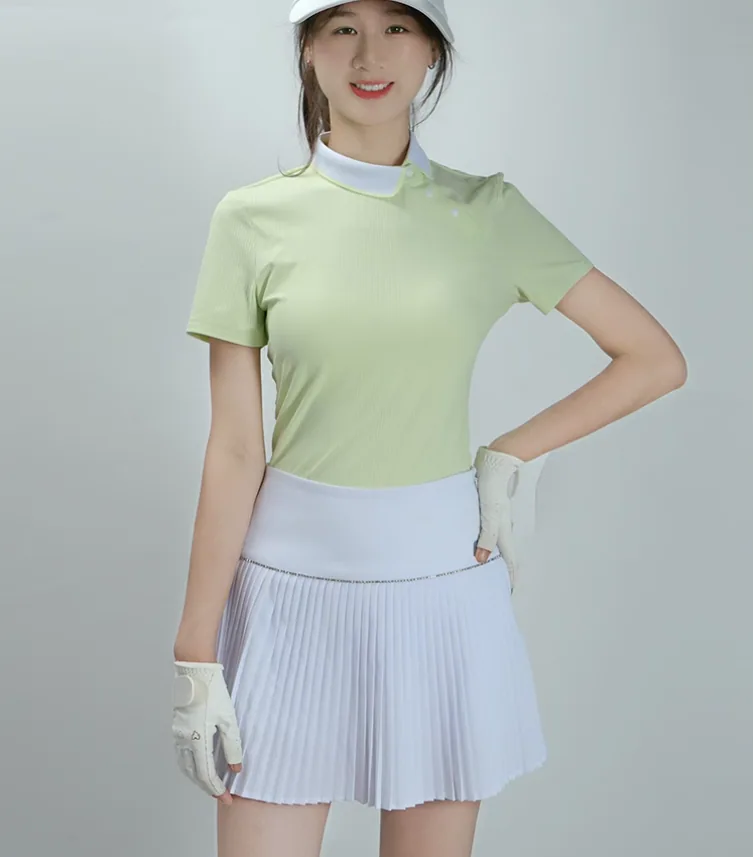 Jupes-shorts de tennis taille haute extensibles pour femmes, jupes de golf plissées et athlétiques