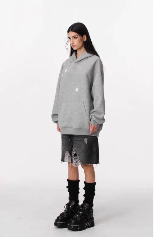 Fábrica de sudadera con capucha de algodón de primera calidad para mujer, varios estilos