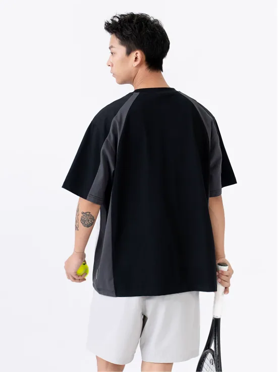 Top a maniche corte traspiranti per abbigliamento sportivo estivo