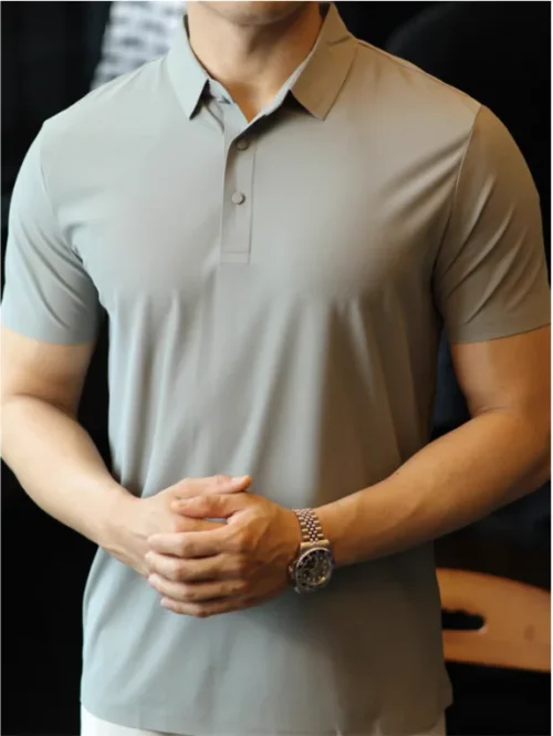 28-2 Premium Moisture-Wicking Fabric Seamless Tshirts with 4-Way Stretch for Sports and Daily