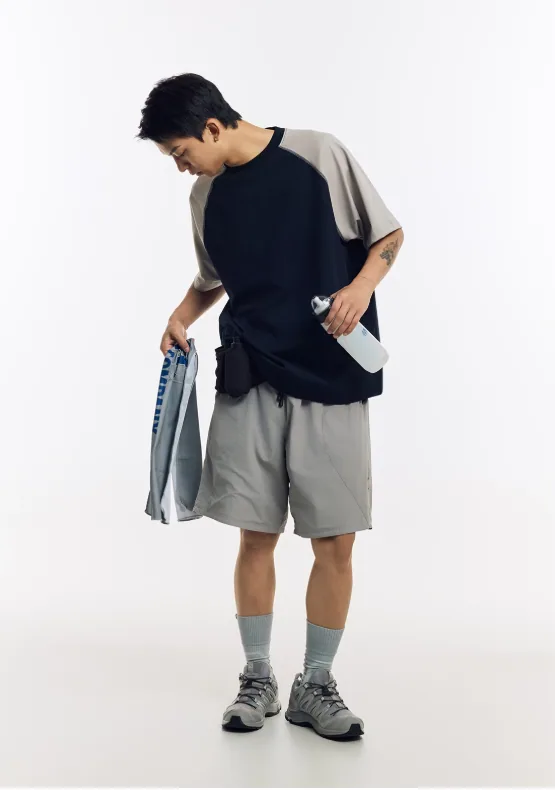 T-shirts pour hommes décontractés à manches courtes et col rond