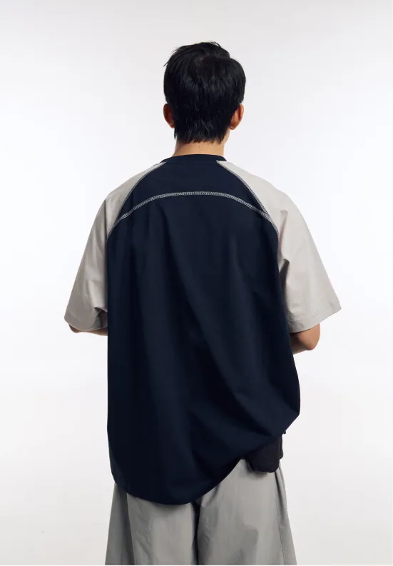 T-shirts pour hommes décontractés à manches courtes et col rond
