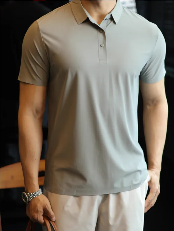 T-shirts sans couture en tissu évacuant l'humidité de qualité supérieure avec extensibilité dans 4 directions pour le sport et un usage quotidien Technologie anti-odeur incluse