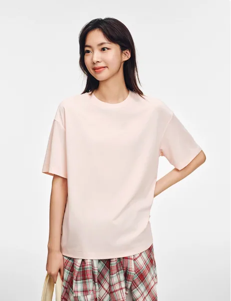 レディース Tシャツ アスレジャー 服装 ファッショナブルな軽量 通気性 半袖