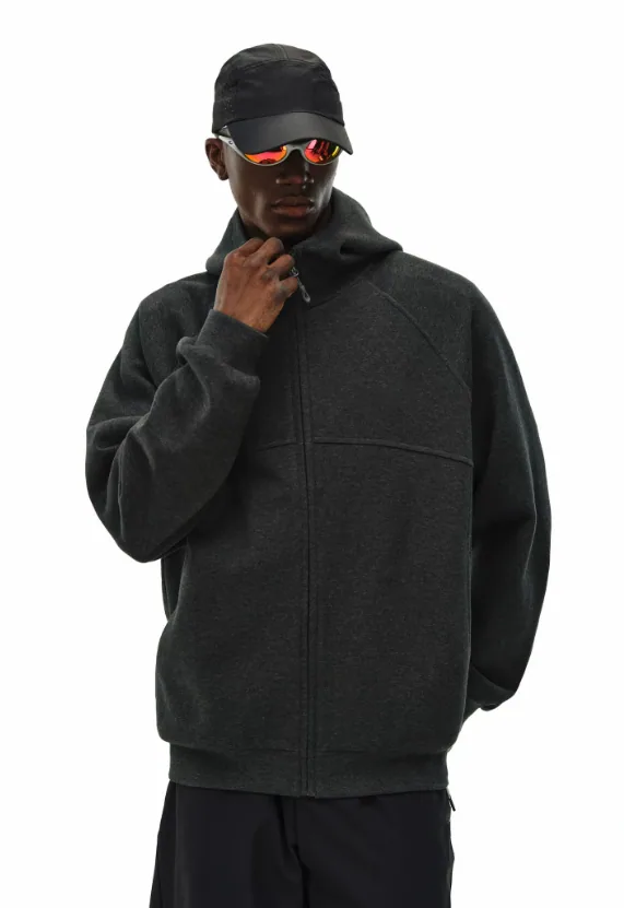 Felpa con cappuccio oversize da uomo, vestibilità ampia e alla moda