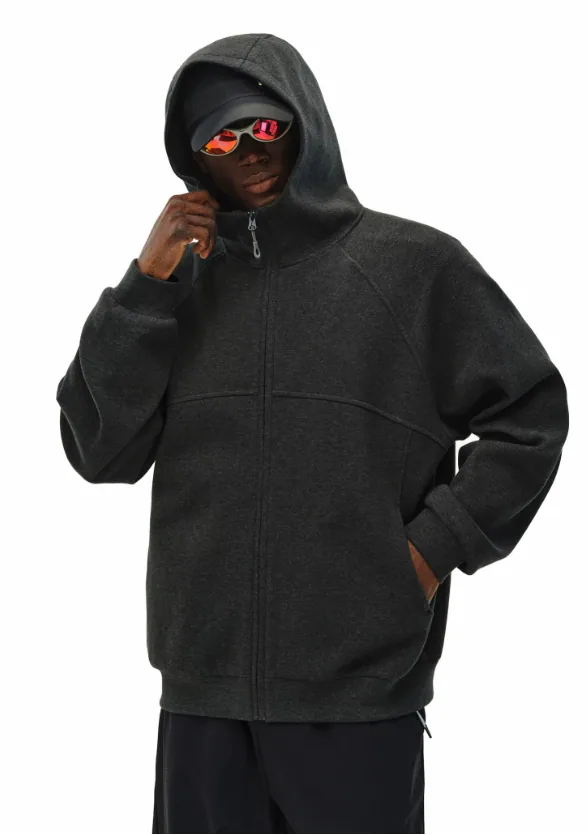 Felpa con cappuccio oversize da uomo, vestibilità ampia e alla moda