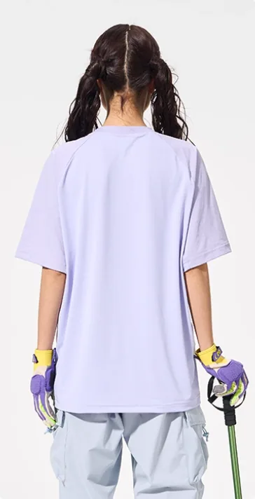 Camisas deportivas transpirables de secado rápido con protección UV para mujer al aire libre