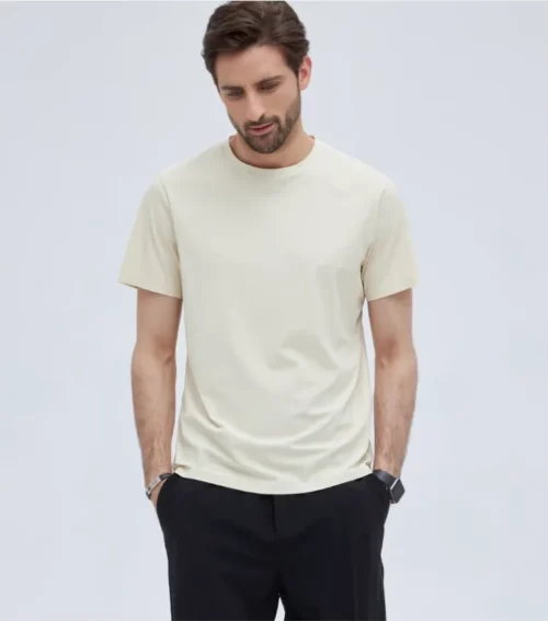 33-1 Airy Moisture-Wicking Blend Seamless Tshirt 4-Way Stretch Perfect for Hiking and Lazy