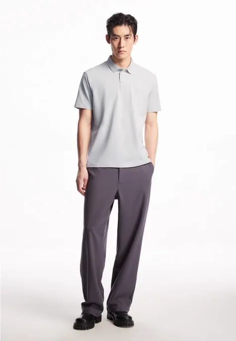 Polo haute performance à séchage rapide, ultra doux, sans couture, résistant aux odeurs pour l'entraînement et le confort au quotidien.