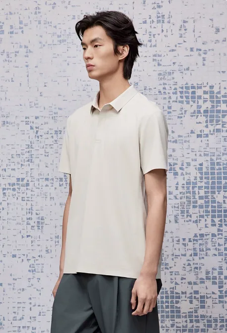 Polos personnalisés sans couture en tissu anti-odeur à séchage rapide pour le sport et les affaires, commandes groupées et broderies disponibles