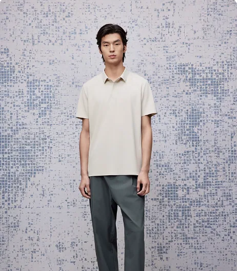 Polos personnalisés sans couture en tissu anti-odeur à séchage rapide pour le sport et les affaires, commandes groupées et broderies disponibles
