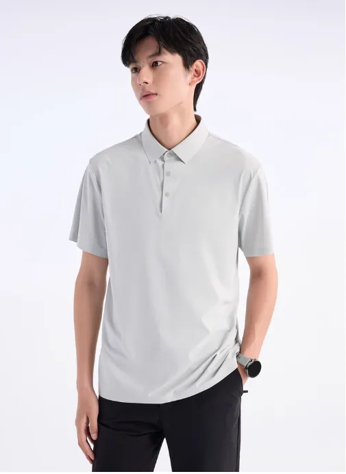Polos premium sin costuras Camisetas de alto rendimiento elásticas sin costuras que absorben la humedad y son resistentes a los olores