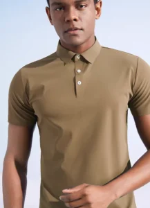 Performance Ultra-Breathable Seamless Polo Shirt Gym-to-Street with Moisture-Wicking Technology